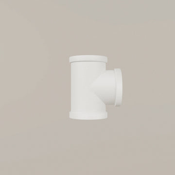 T-piece connector – white
