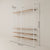 KIM 2 OAK – 8 shelves | white