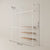KIM DOUBLE 2 OAK – 3 shelves | white