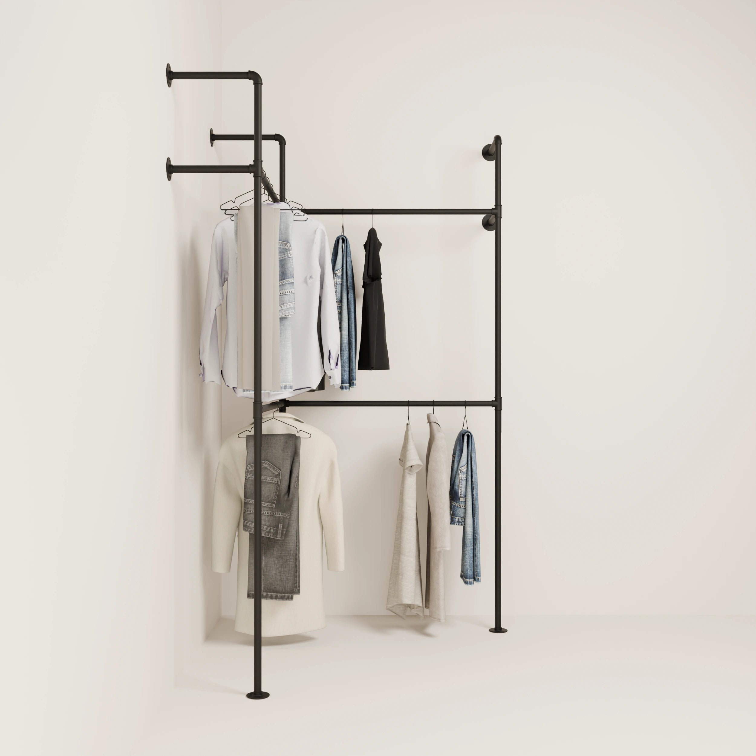 KIM EDGE 3 – corner clothes rack | industrial design | pamo. Design ...