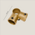 3-Way Corner Clamp Open – Gold