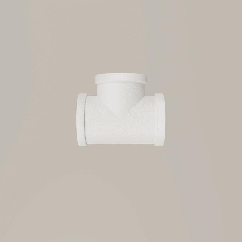T-piece connector – white