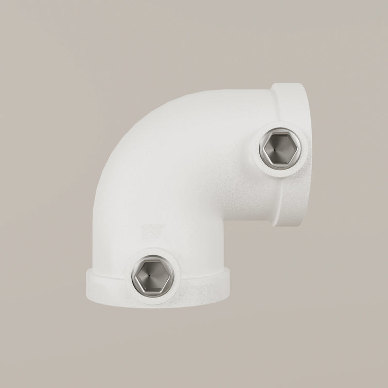Fitting 90° clamp – white