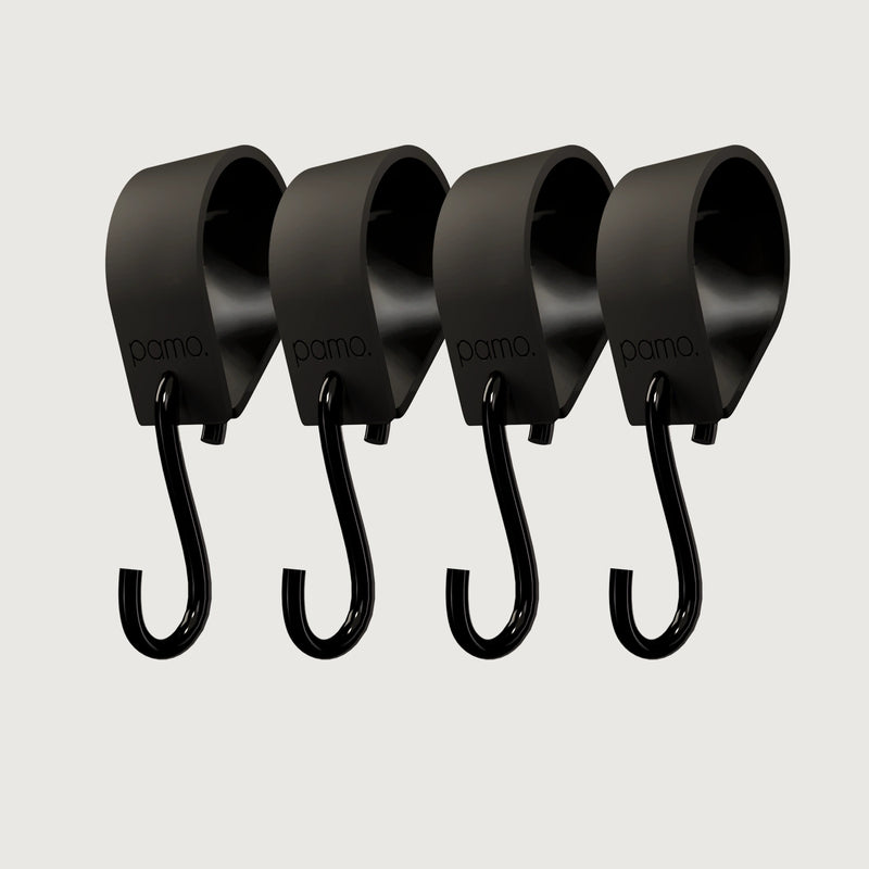 S-hooks – Set of 4 | With Rubber Loop