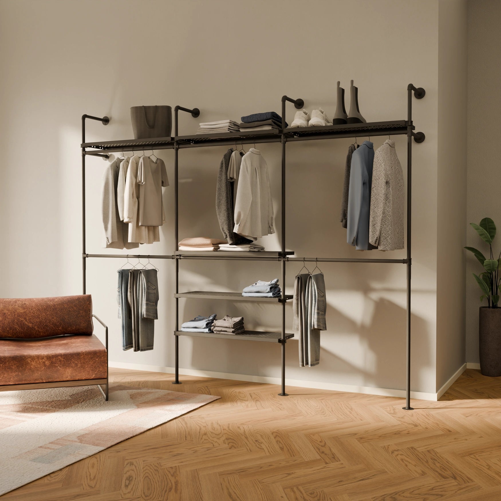 KIM DOUBLE 3 METAL – 6 shelves