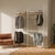 KIM DOUBLE 2 OAK – 2 top shelves | white