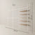 KIM DOUBLE 3 OAK – 5 shelves | white