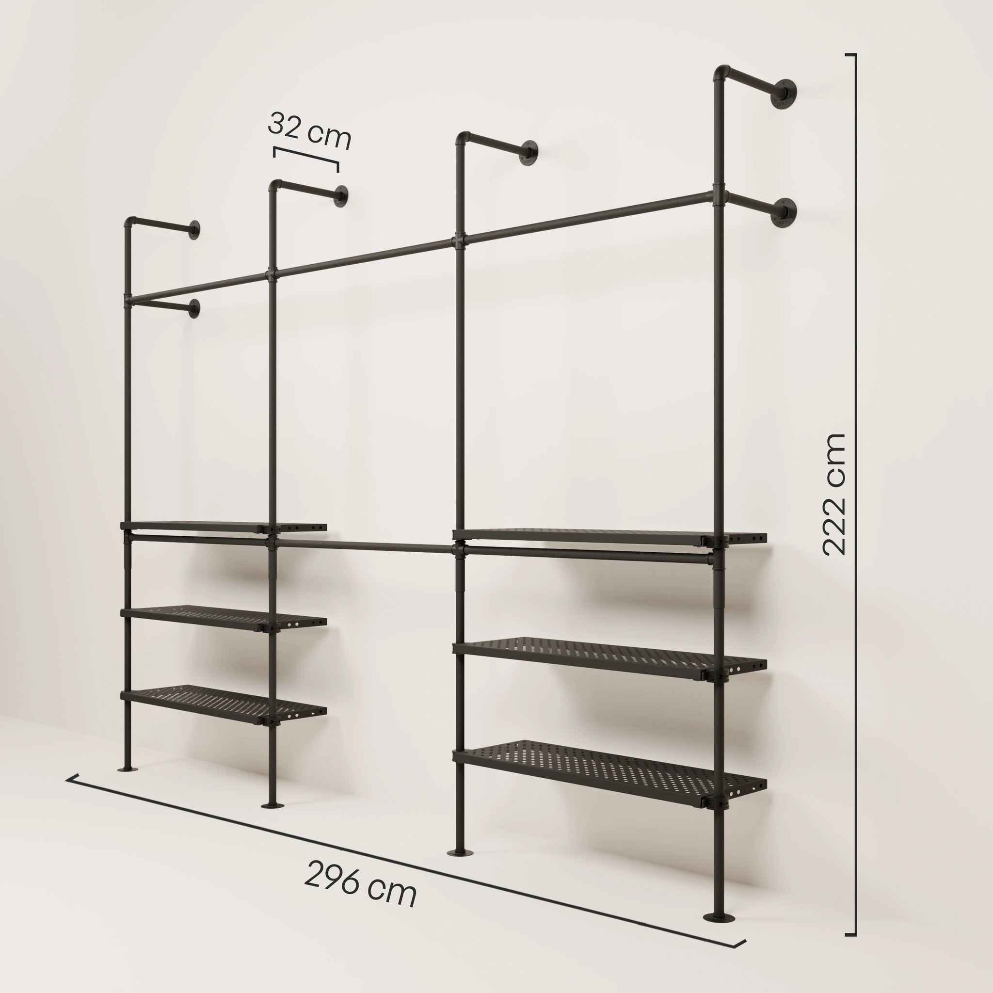 KIM DOUBLE 3 METAL – 6 external shelves
