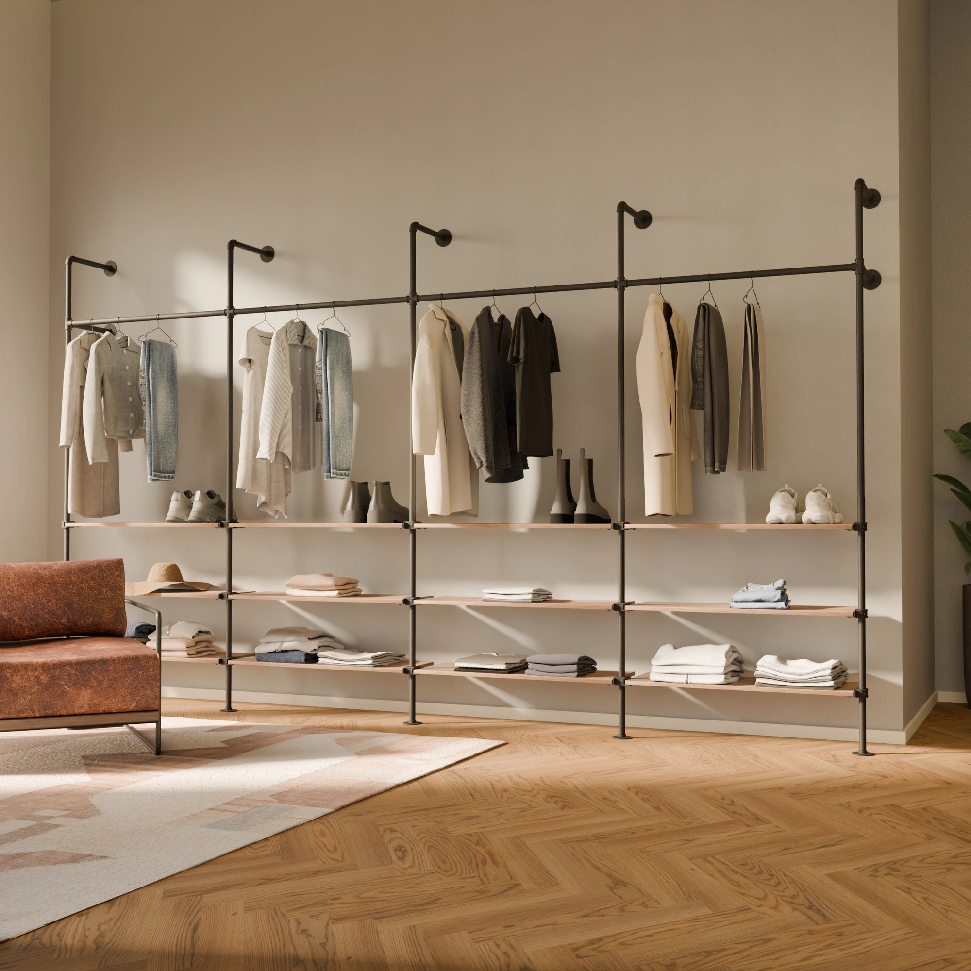 KIM 4 OAK – 12 shelves