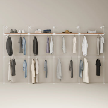 KIM DOUBLE 4 OAK –  4 shelves