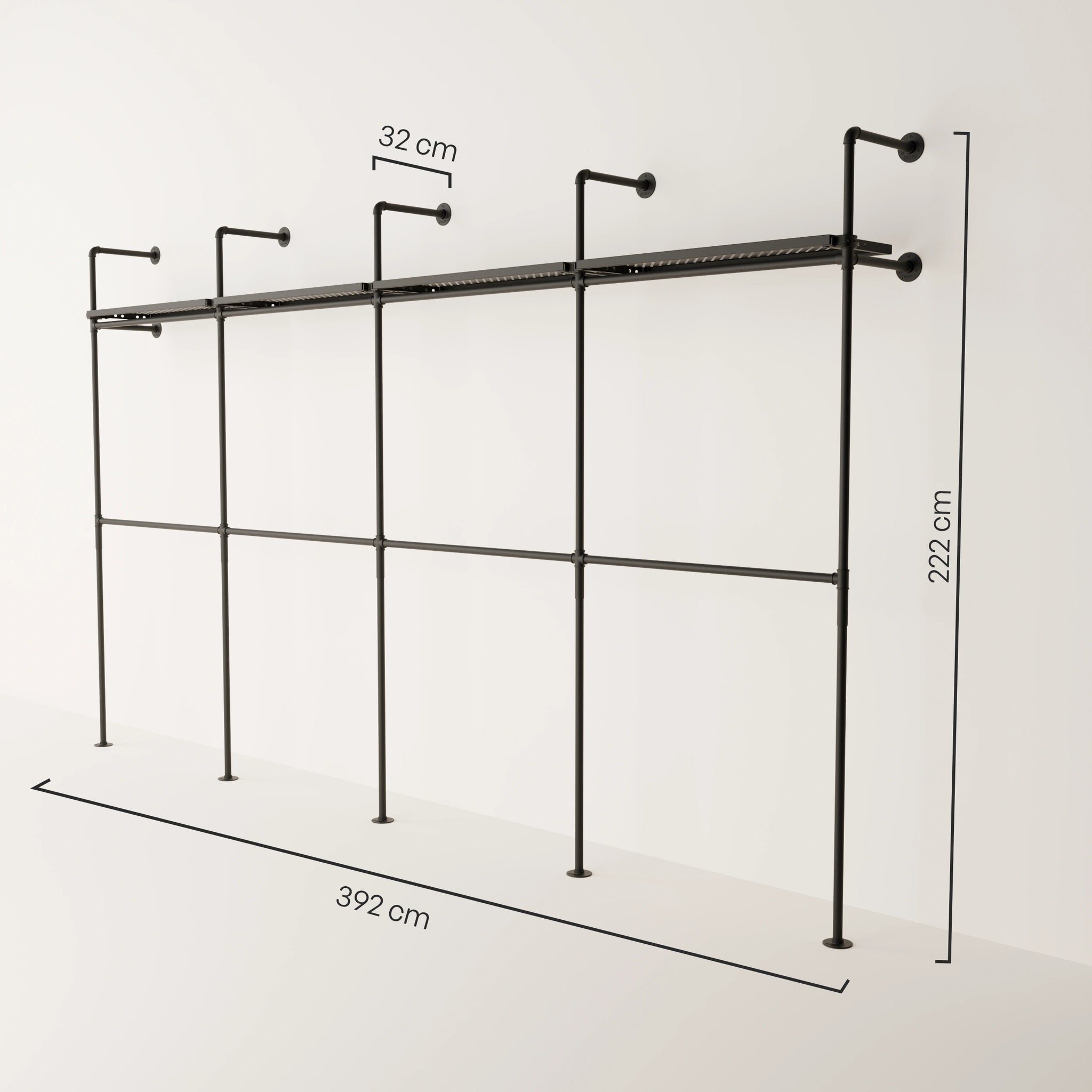KIM DOUBLE 4 METAL – 4 shelves