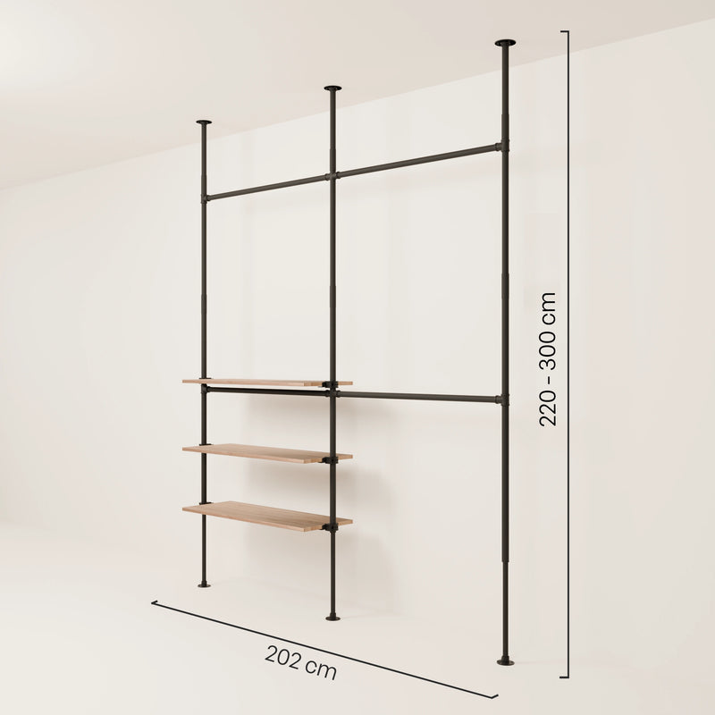 LOFT 2 OAK – 3 shelves