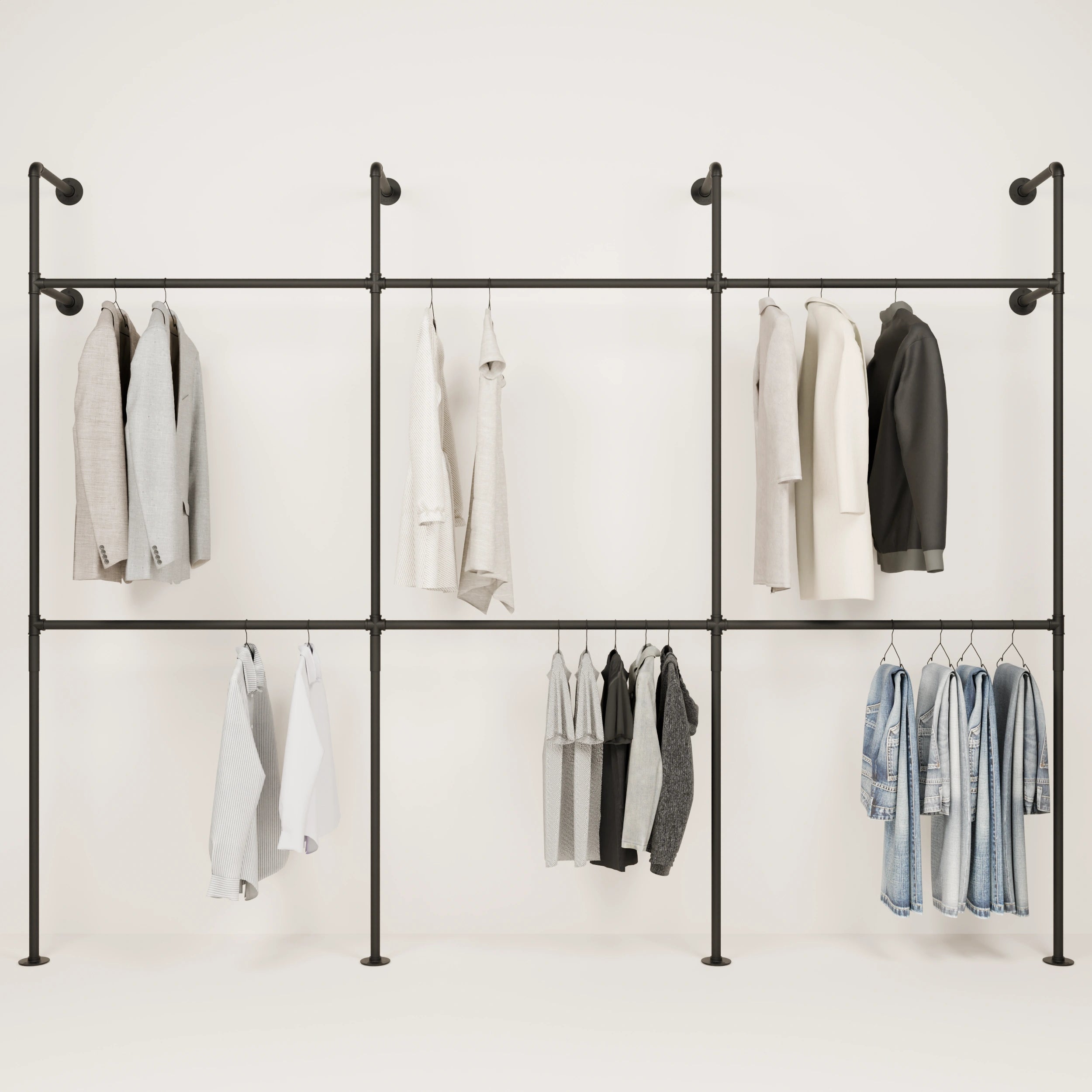 Clothing Racking System KIM 3 – Clothing rack | industrial design | clothing rack system – pamo ...