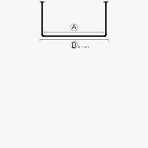 HANG LOW – Maßanfertigung | Garderobenstange Industrial | Industrie Design | schwarze Rohre