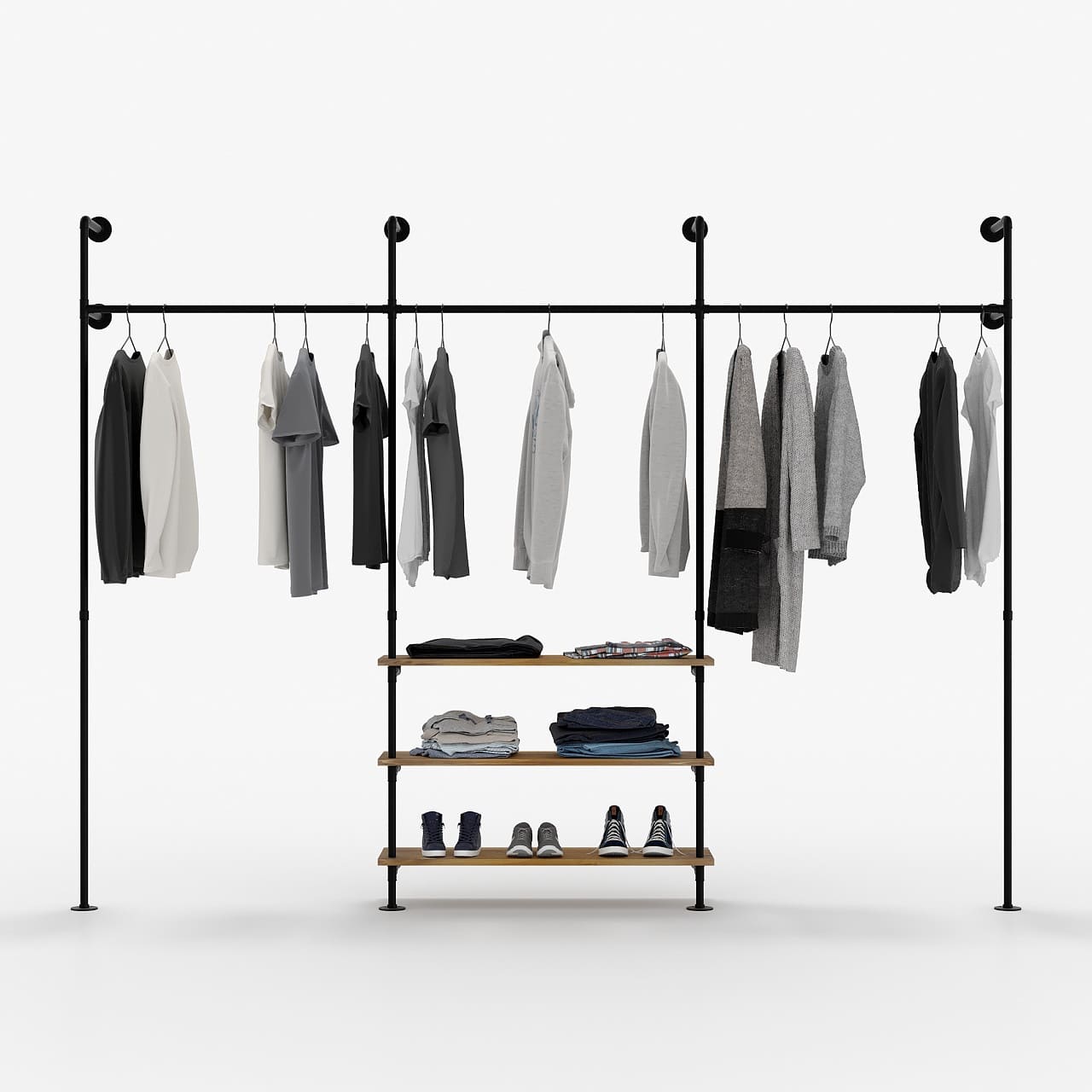 PELLE OAK – Clothes rack system – pamo. design